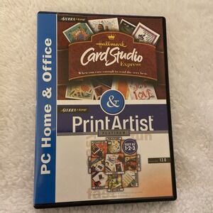 Sierra Home Hallmark Card Studio  Express & Print Artist Platinum Softwares 2000